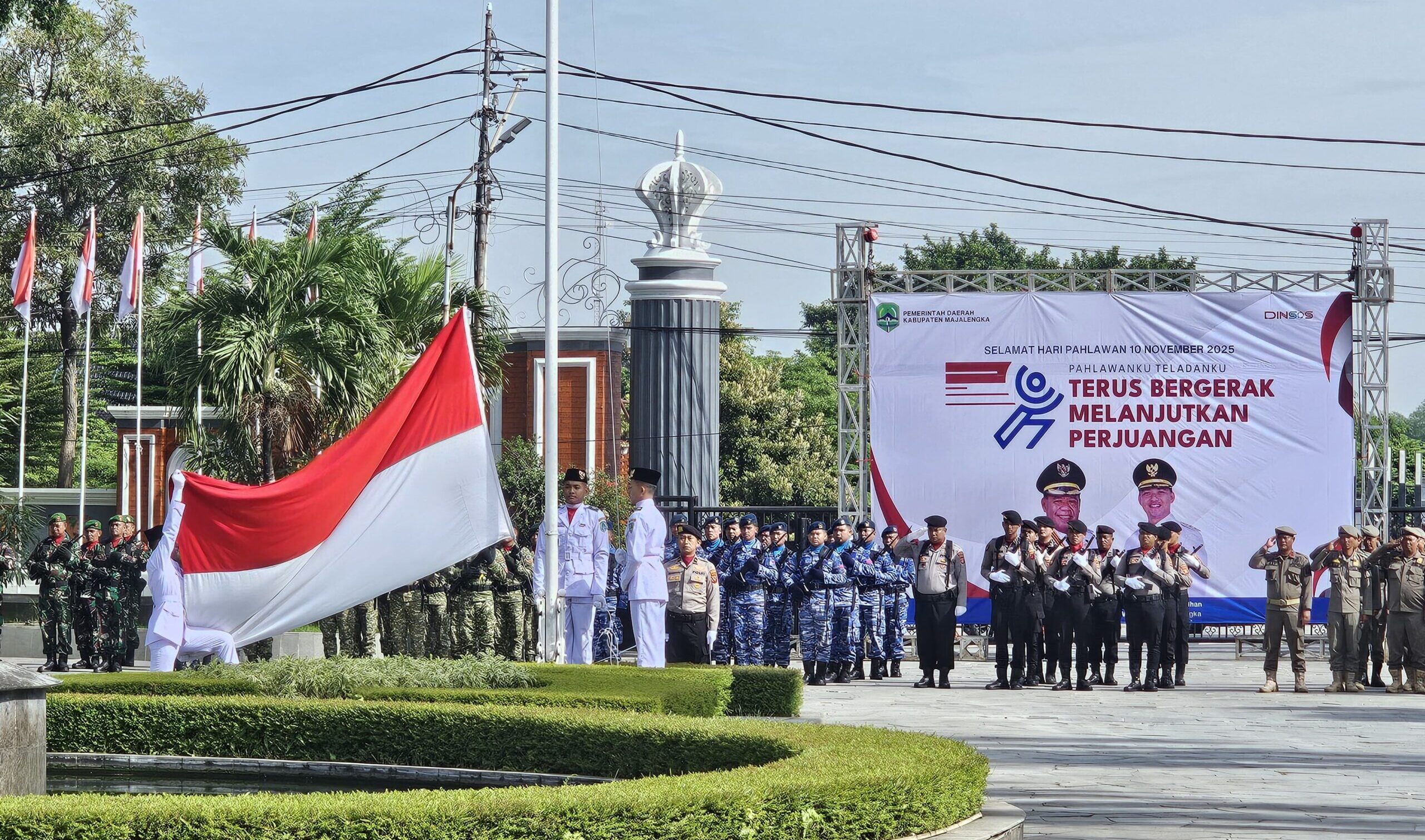 Peringati Hari Pahlawan 2025, Pemkab Majalengka Teguhkan Komitmen Lanjutkan Perjuangan Para Pendiri Bangsa
